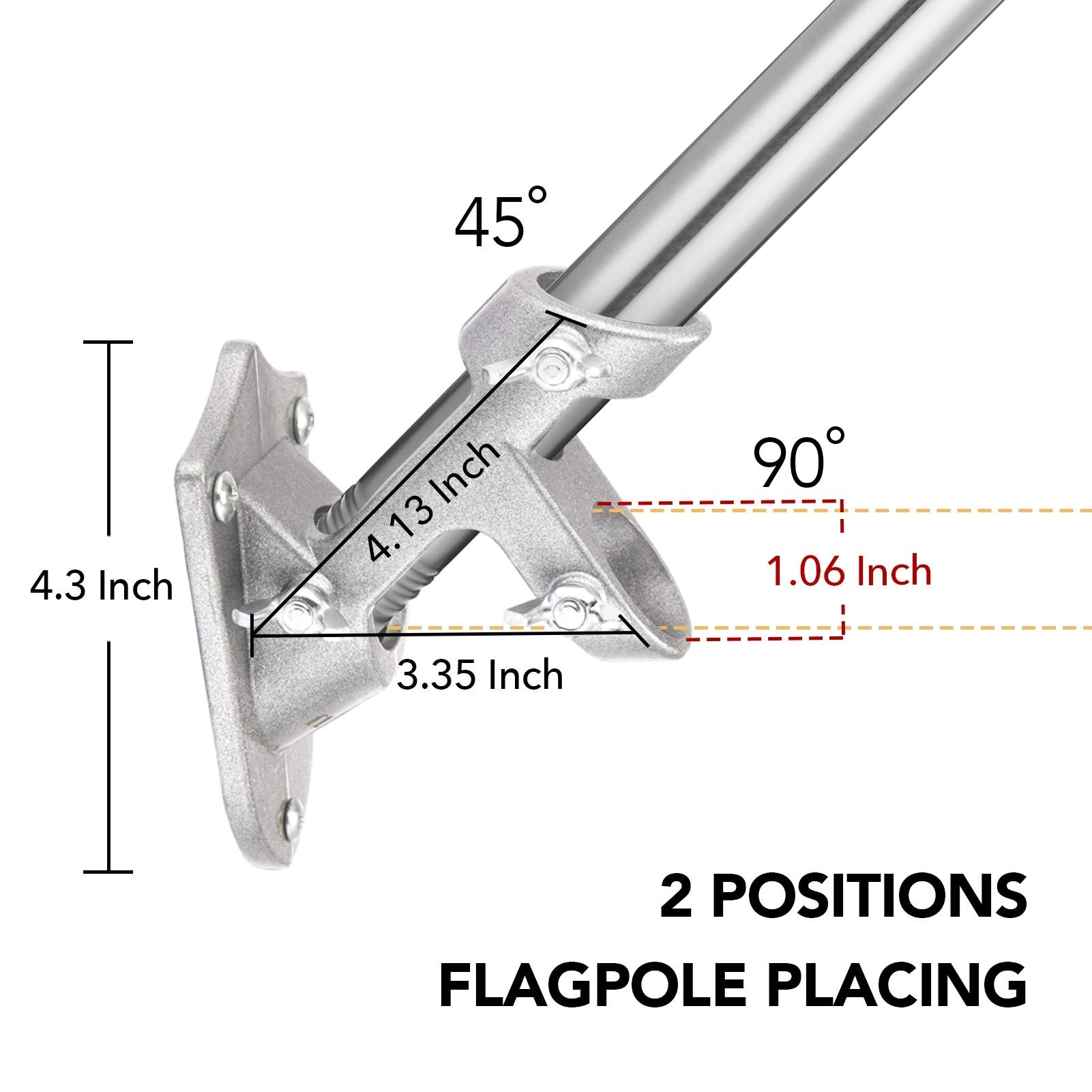 ITOPFOX LIT0521I045 Flag-Pole-Accessories - View #3