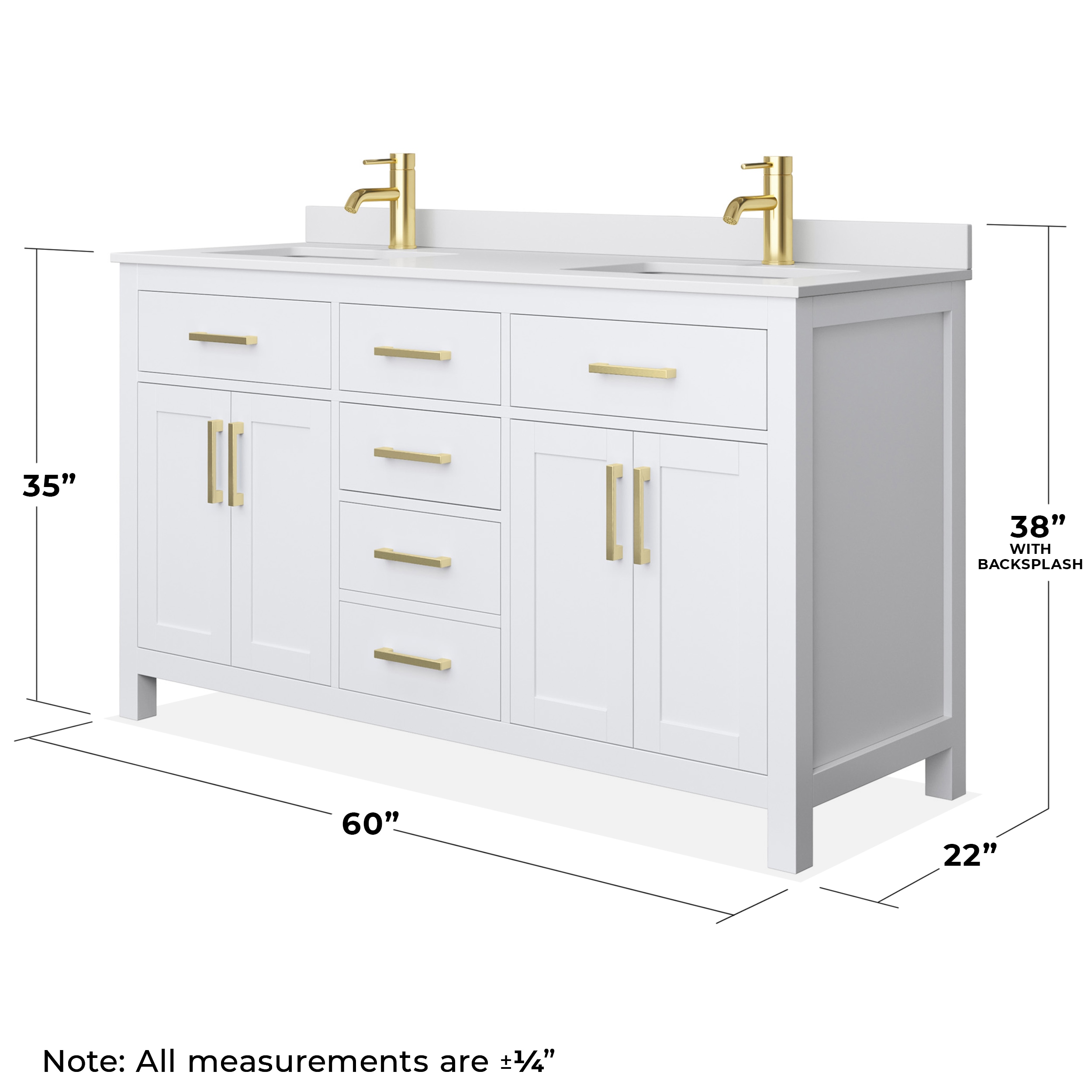 Wyndham Collection WCG242460DWGWCUNSMXX Bath-Vanity-Combo - View #5
