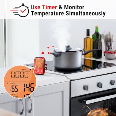 Fireplace Thermomete Magnetic Stove Thermometer Fire Stove Pipe Thermometer  Gauge For Wood Burning Stoves And Pellet Stove - AliExpress