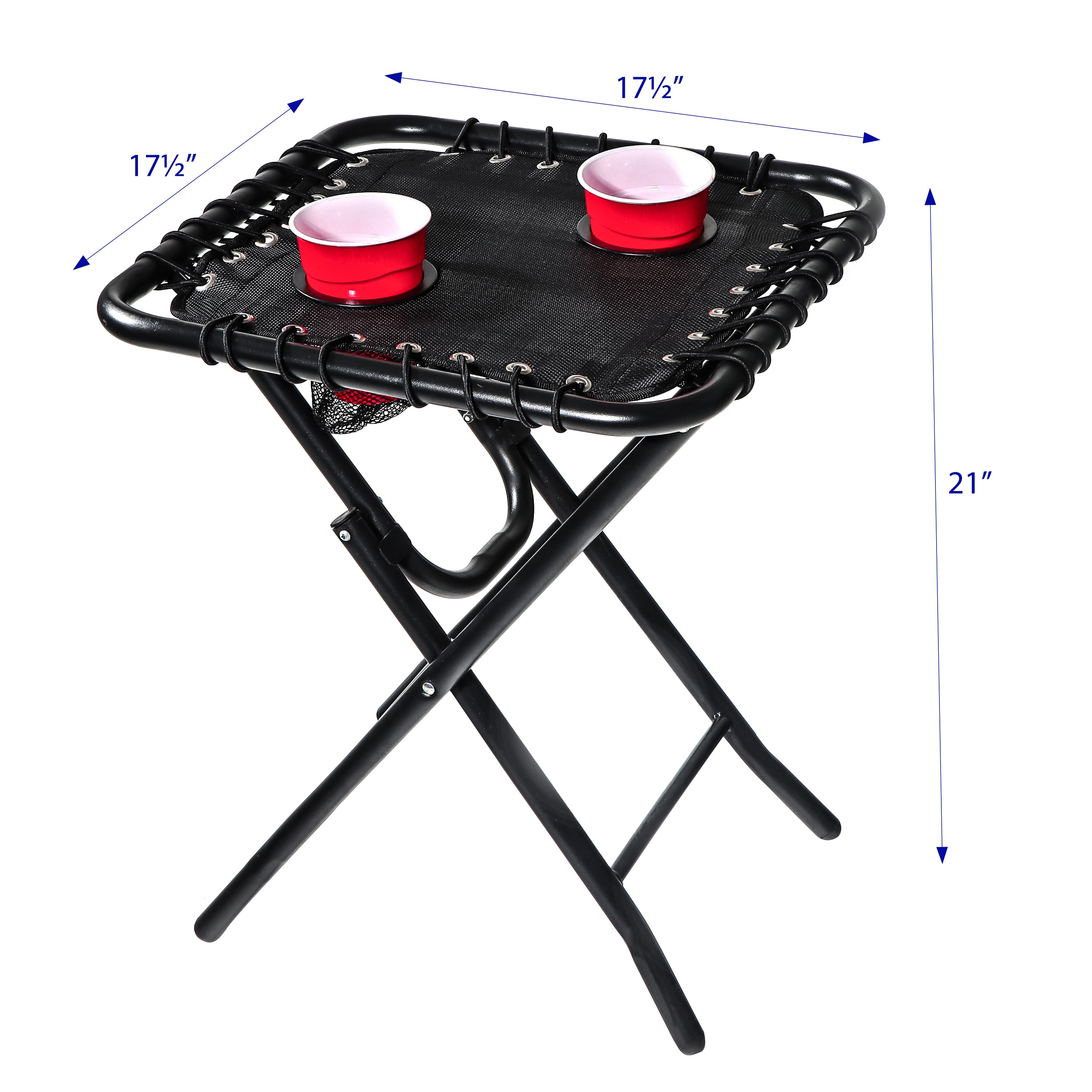 Trademark Innovations TBLE-MESH-BL-3X Picnic-Tables - View #2