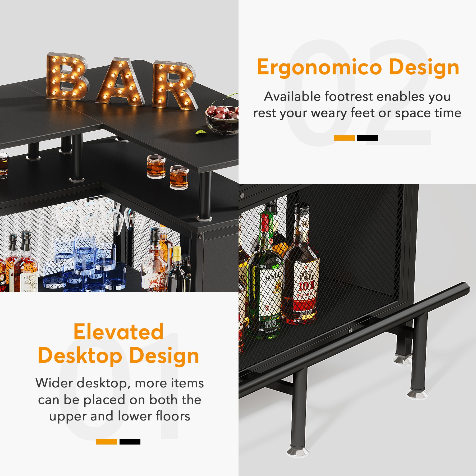 Tribesigns LWFD-C0723 Home-Bars - View #6