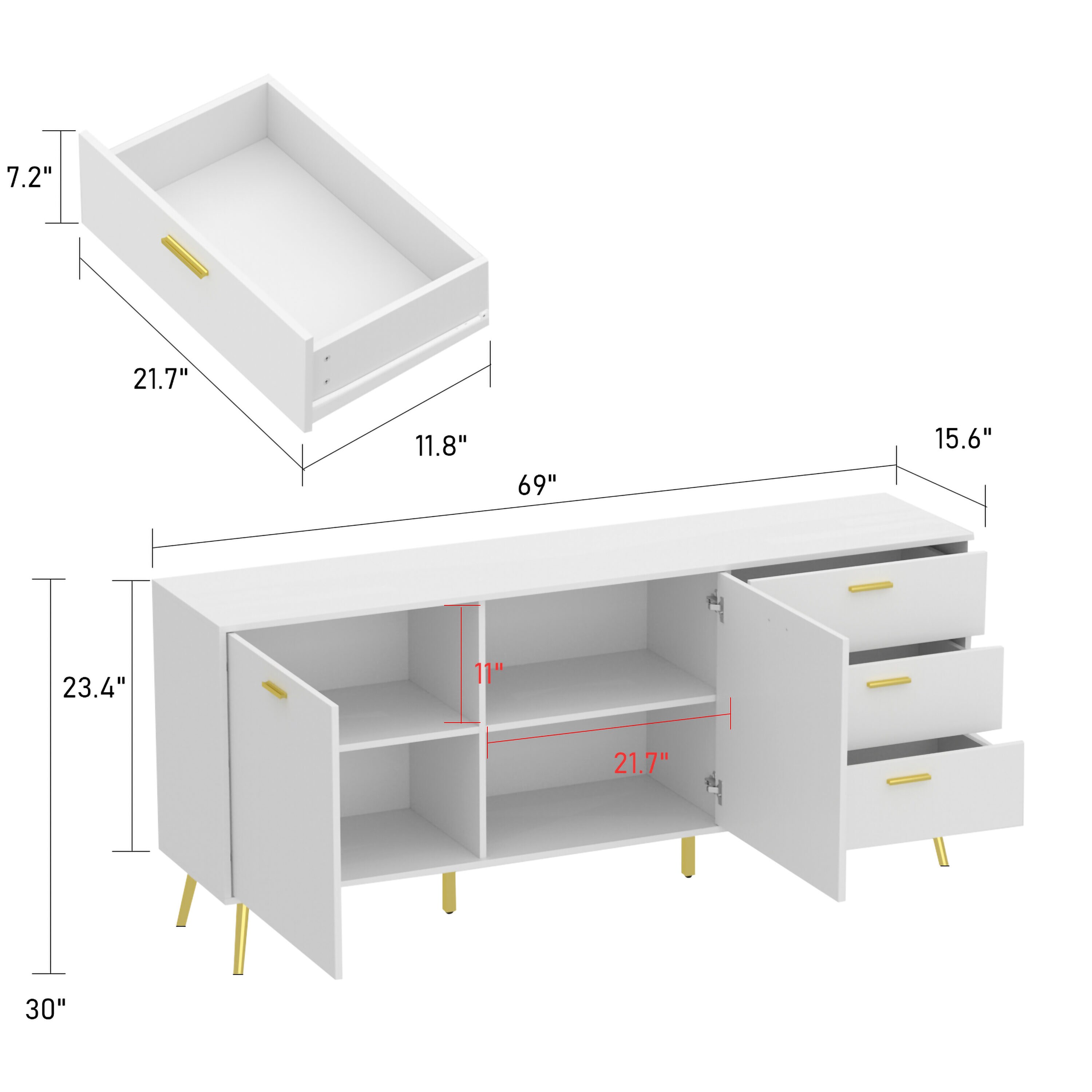 FUFU&GAGA LJY-WL0106-03+04 dressers - View #7