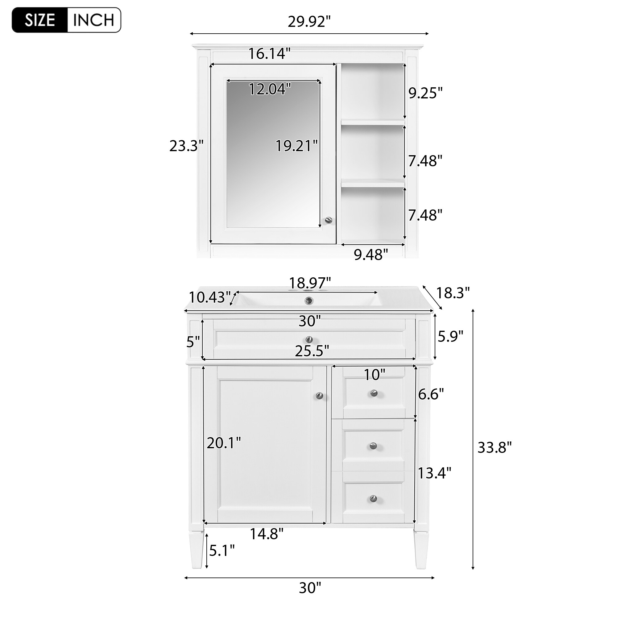 Tatayosi T127AAK-1 Bath-Vanity-Combo - View #16
