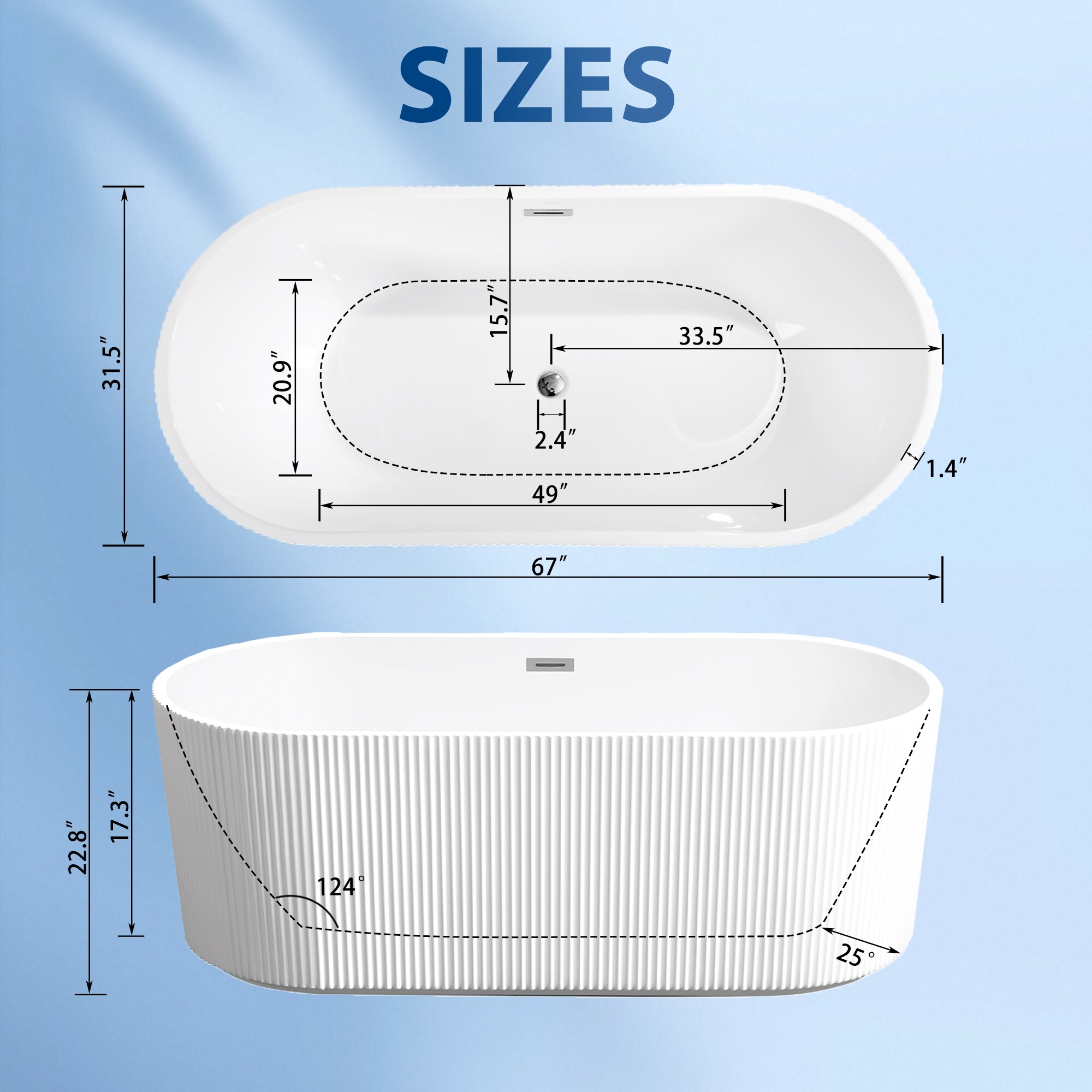 LOVMOR SF-W-W1675P423113 bathtubs - View #7