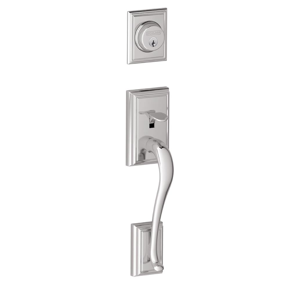 Schlage B60 Series Bright Chrome Single Cylinder Deadbolt