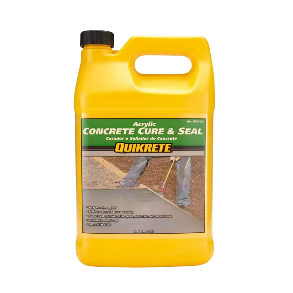 QUIKRETE 873002 Clear Acrylic Satin Ready-to-use Concrete sealer ( 1-gallon )
