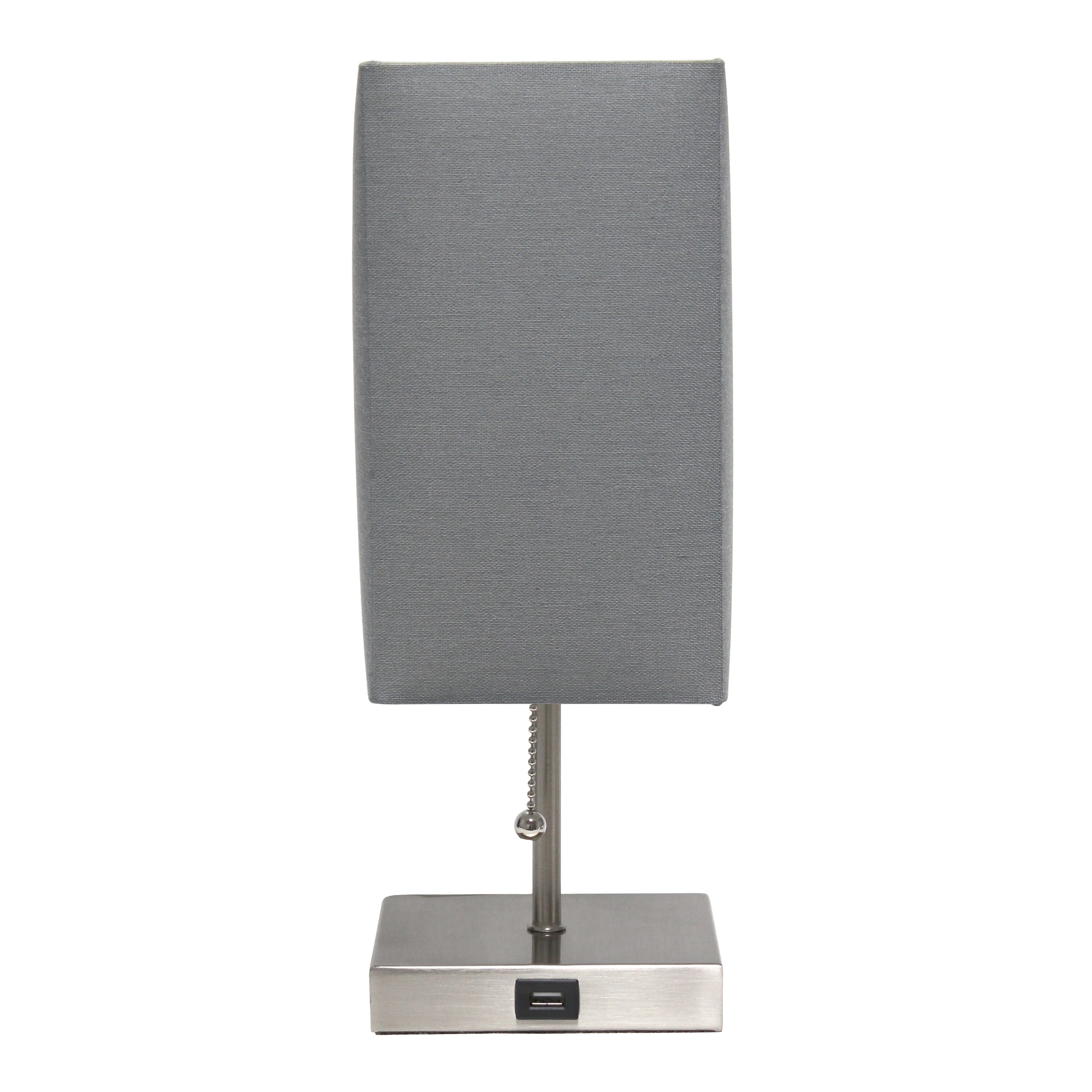 Simple Designs LT6001-GRY Table-Lamps - View #8