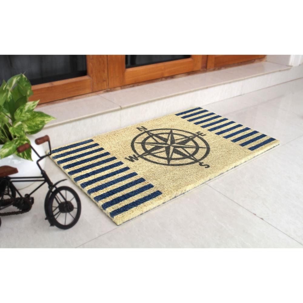 Black And White Outdoor Door Mat, Outdoor Layered Door Mats Machine  Washable Front Door Rugs, Hand-woven Entryway Rug Indoor Black And White  Doormat For Home Entrance/farmhouse/bathroom - Temu