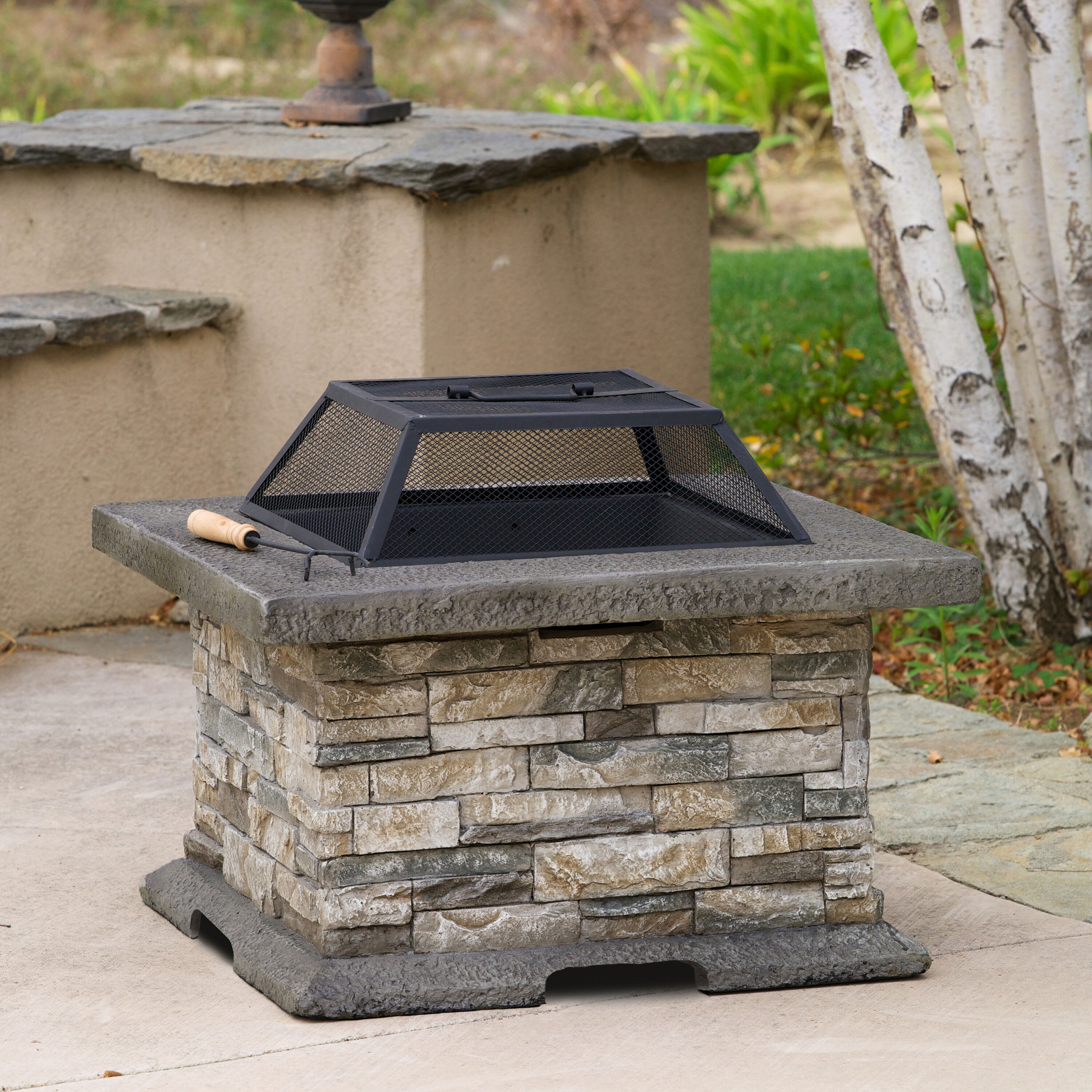 Huluwat P1-54537.00 Outdoor-Woodburning-Firepits - View #2