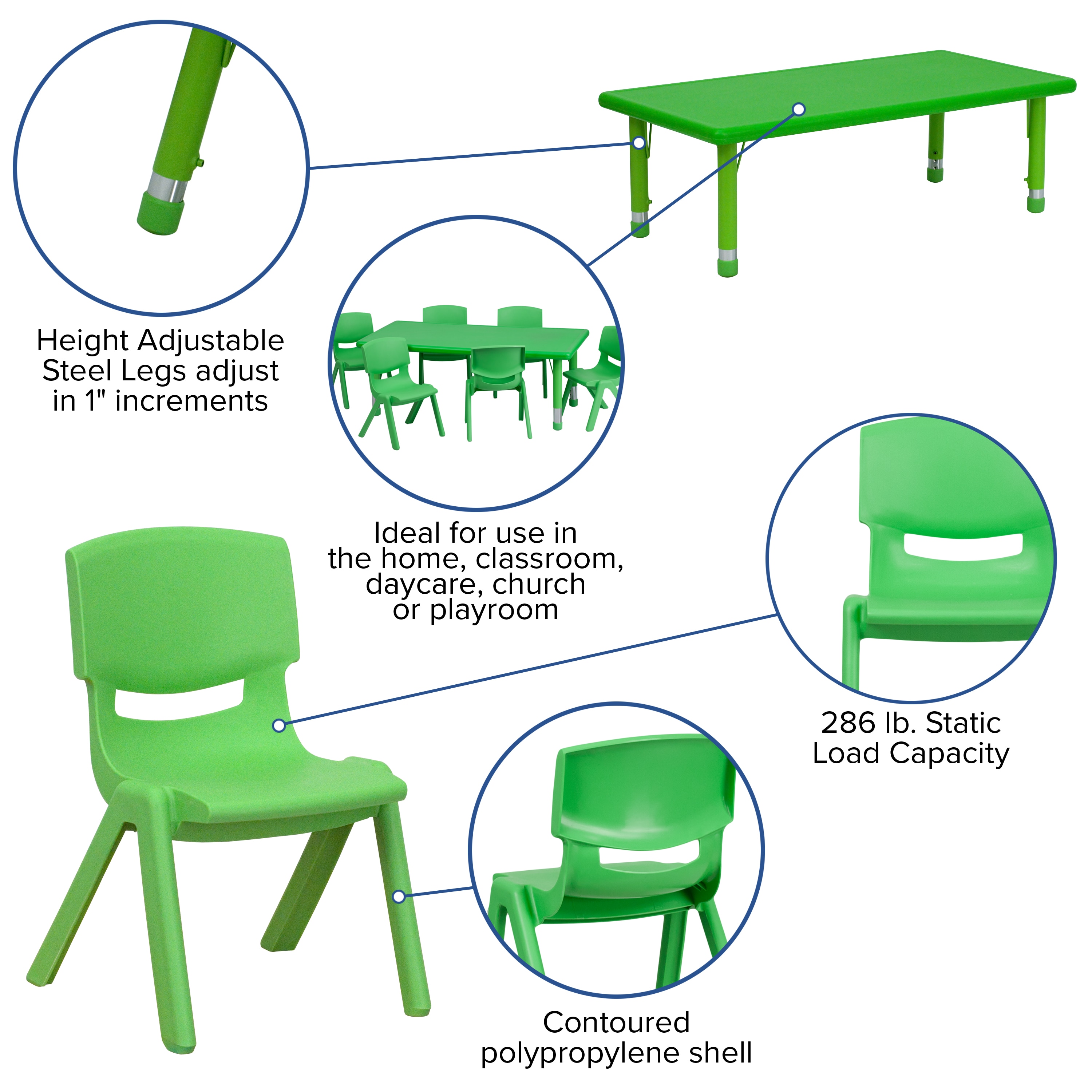 Flash Furniture 847254052726 Kids-Play-Tables - View #5