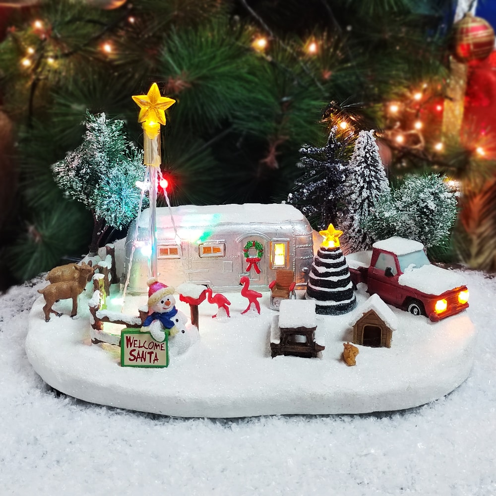 Christmas Village Camper 