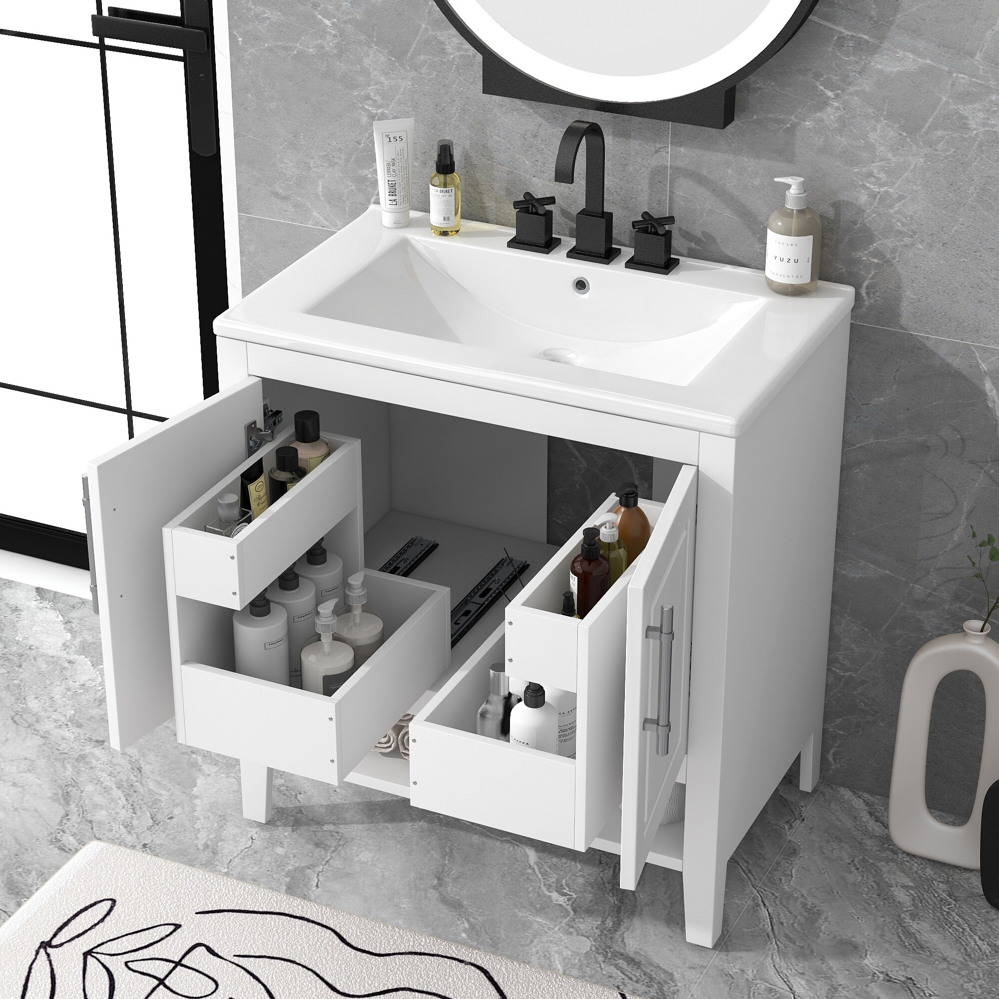 Iseryn YSGAAK8203 Bath-Vanity-Combo - View #3
