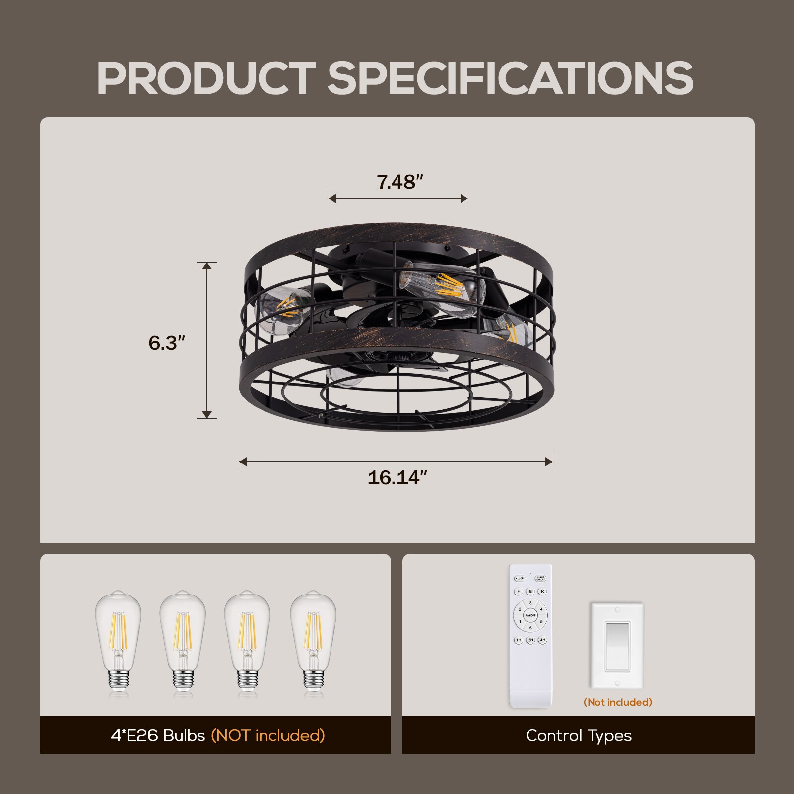 Liwidu 727376926993 Ceiling-Fans - View #10