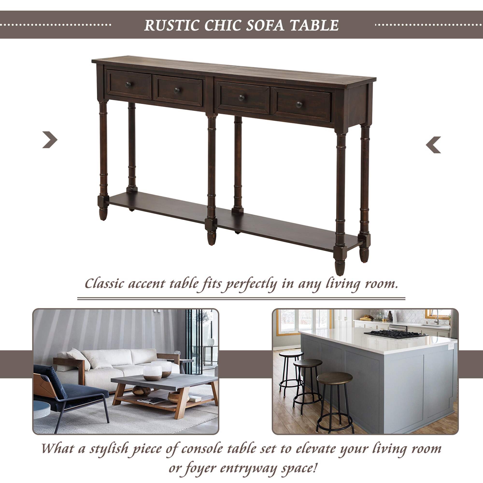 SINOFURN SYA330146BN Console-Sofa-Tables - View #8