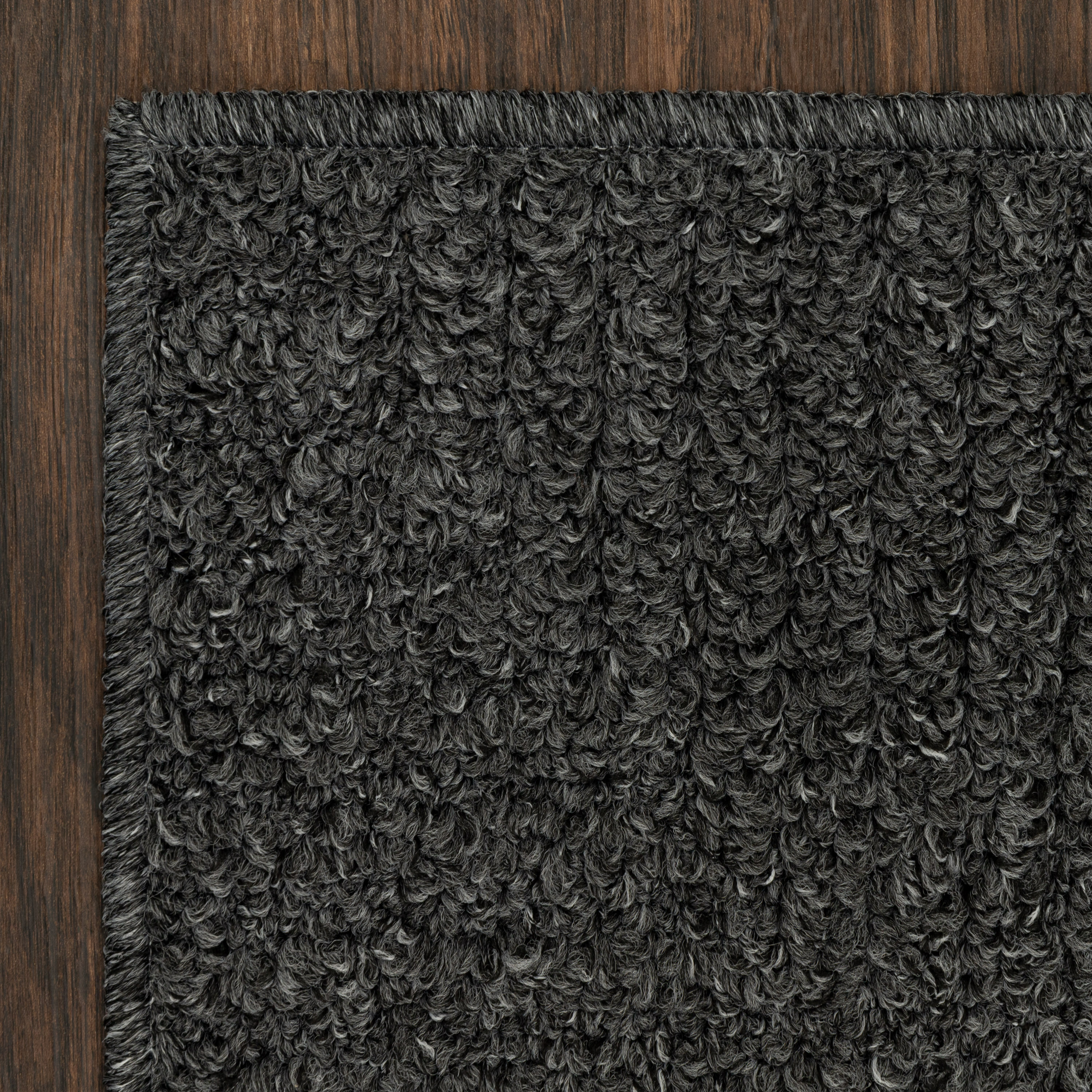 Style Selections 5 X 7 ft Grey Indoor Border Area Rug in the