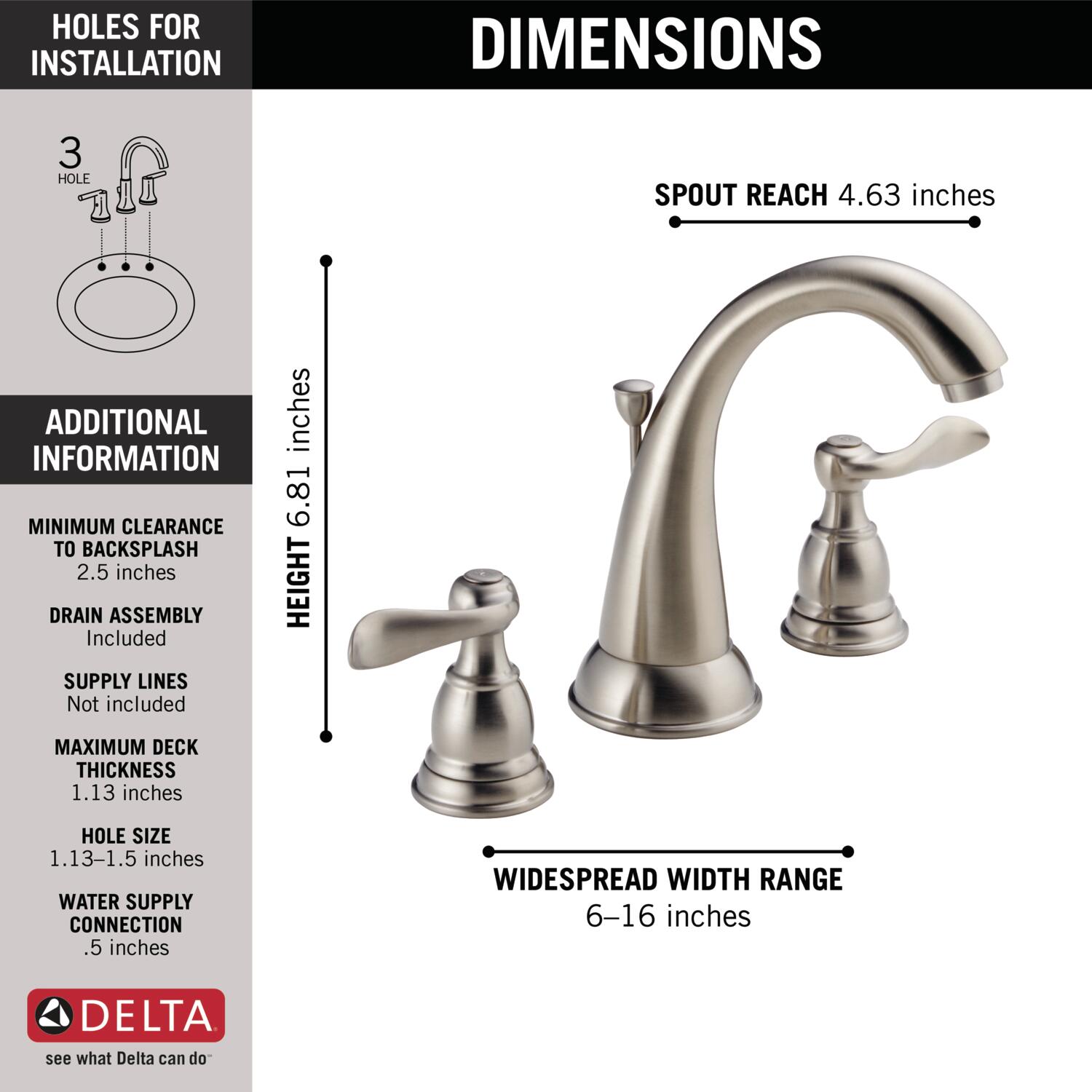 Delta B3596LF-SS Lavatory-Faucets - View #5