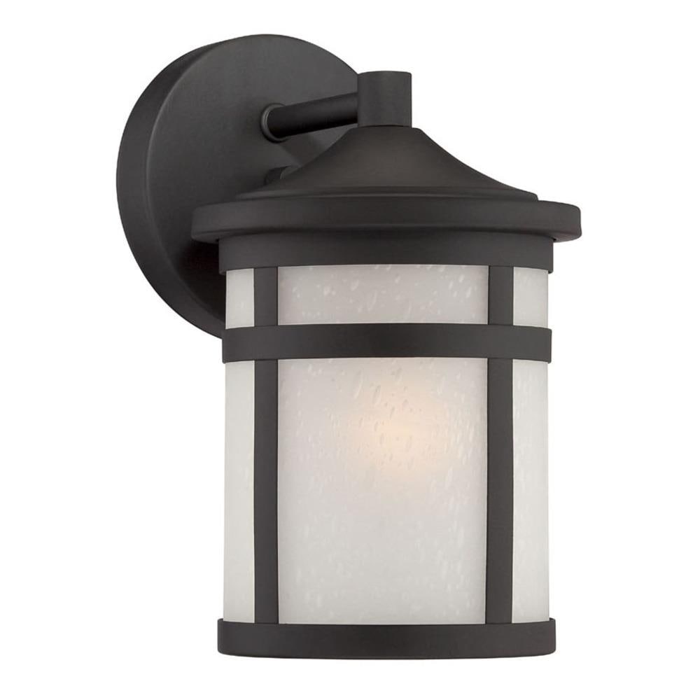 Acclaim Lighting 4714BK Visage 1 -Light 9.0-in H Matte Black Hardwired Outdoor Wall Light