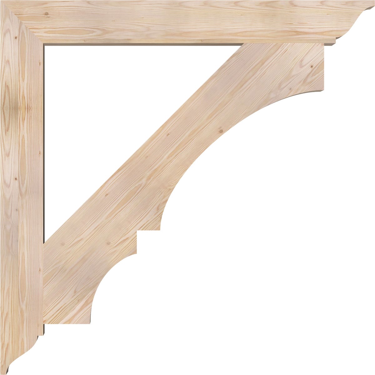 Ekena Millwork BKT06X48X48BOA01SDF Exterior-Brackets-Braces - View #3