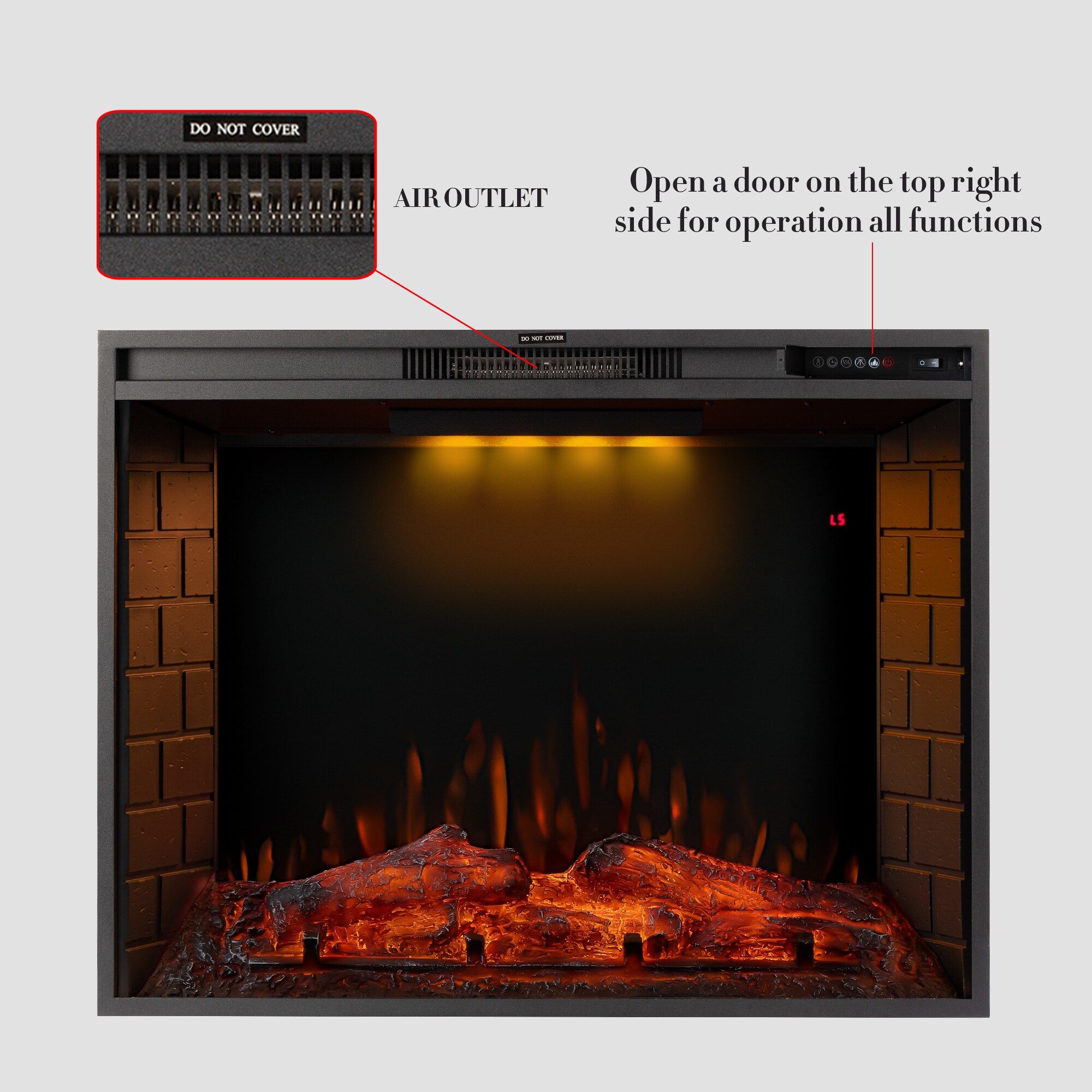 CASAINC TR-83633IN Electric-Fireplaces - View #15