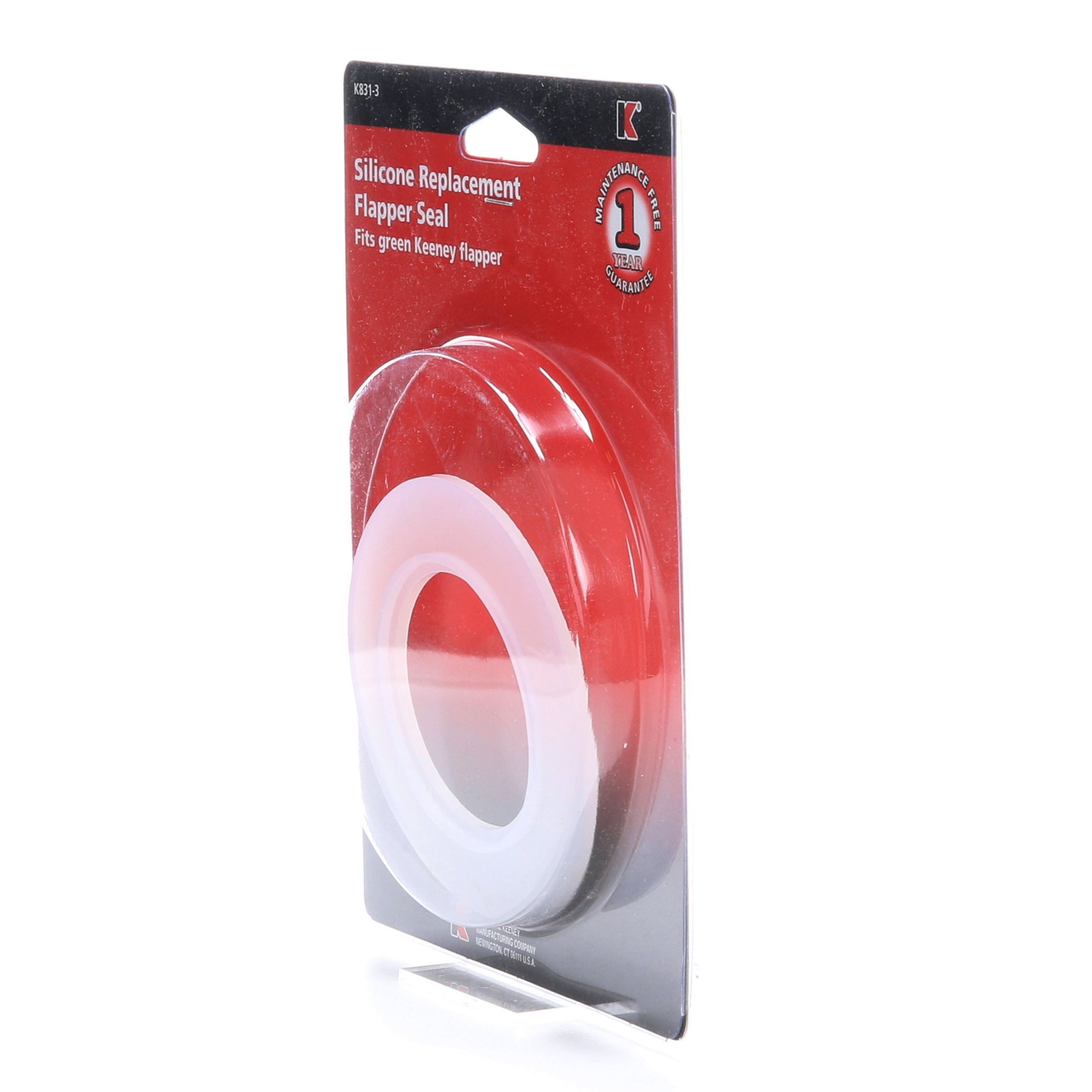 Keeney K831-3 3-Inch Replacement Silicone Flapper Seal Clear