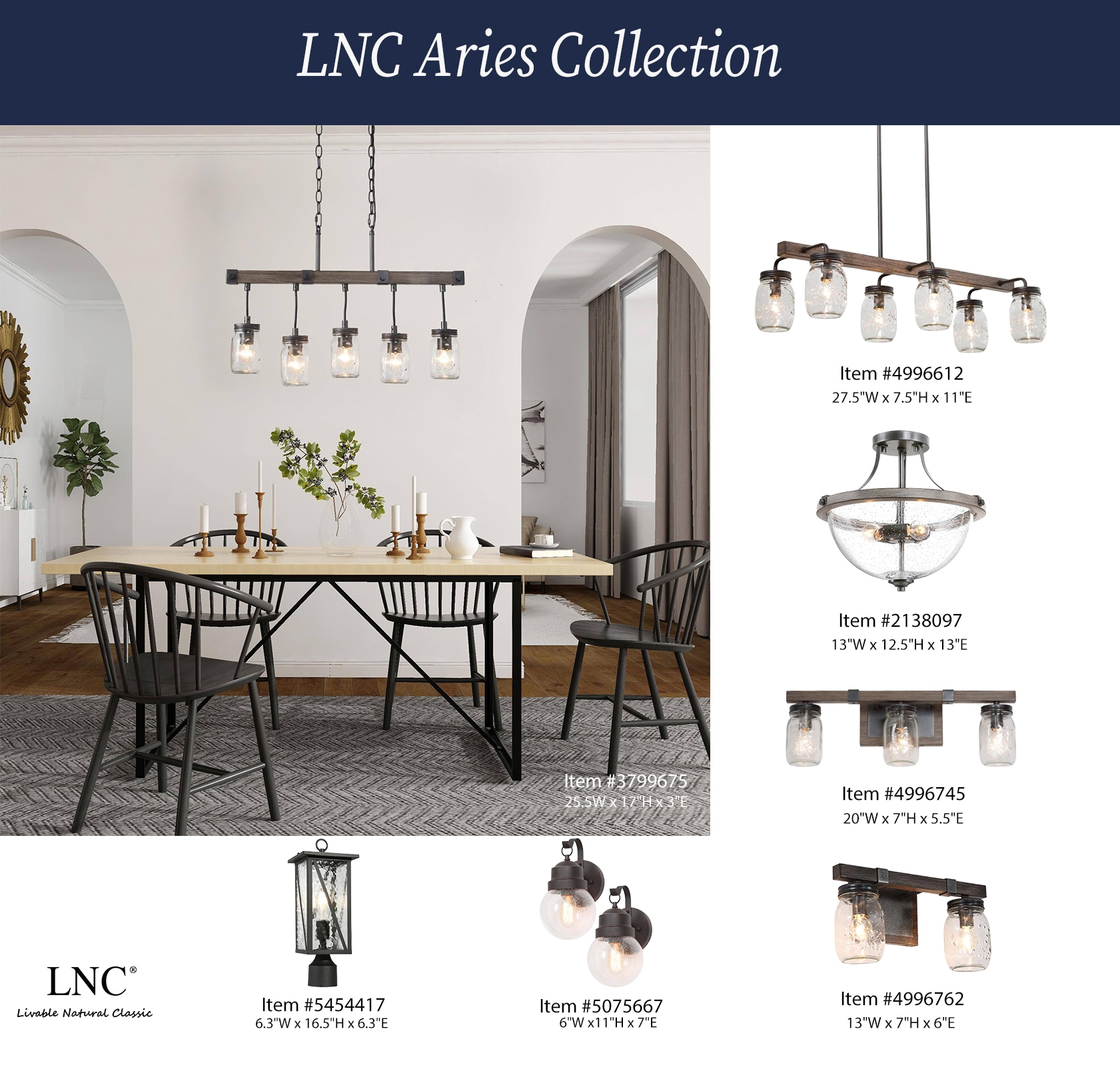 LNC YQRVEALWS07RDK7 Outdoor-Wall-Lighting - View #15