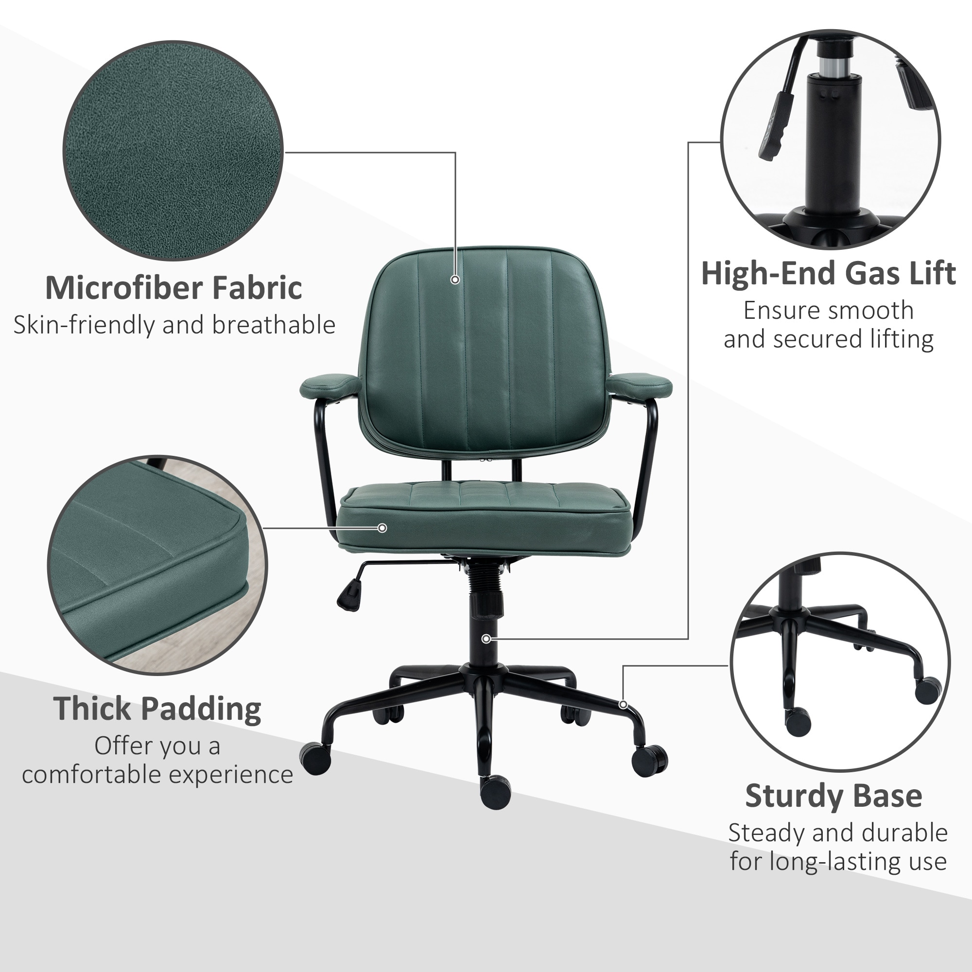 Vinsetto 921-640V00GN Office-Chairs - View #6