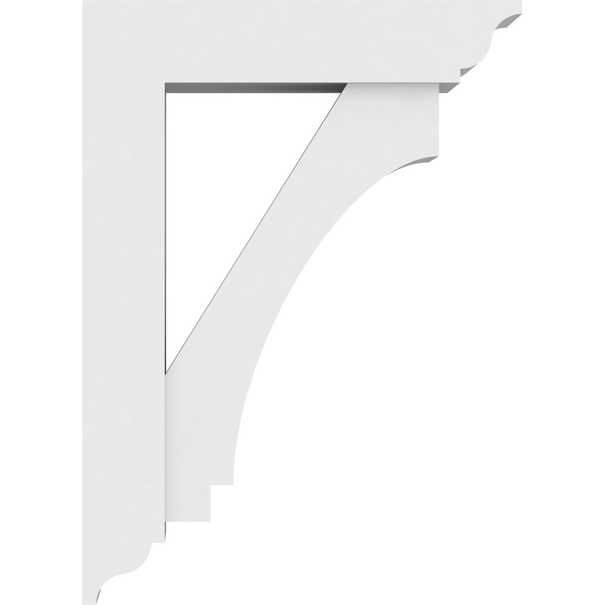 Ekena Millwork BKTP05X16X22IMP01 Exterior-Brackets-Braces - View #3