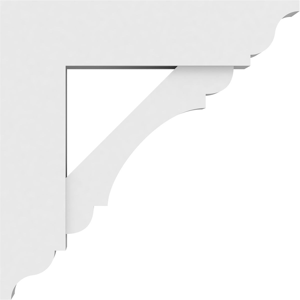 Ekena Millwork BKTP03X16X16OLY01 Exterior-Brackets-Braces - View #3