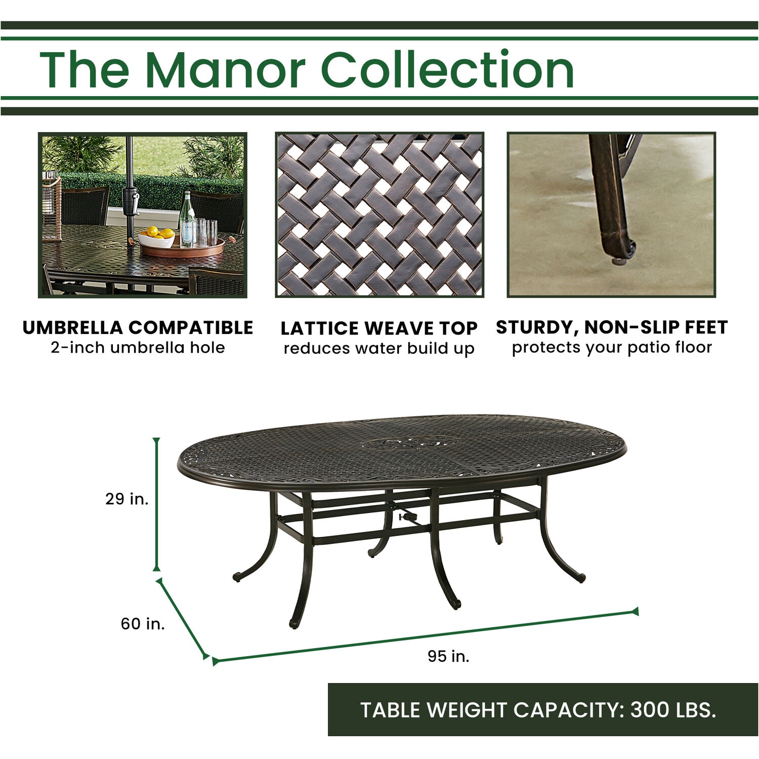 Mikequan 8 - Person Oval Outdoor Dining Set with Cushions