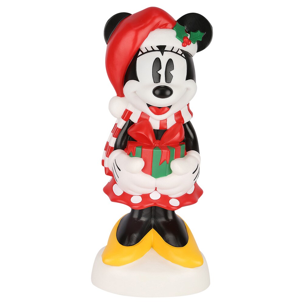 Disney 2-ft Minnie Mouse with Present Blow Mold in the Outdoor ...