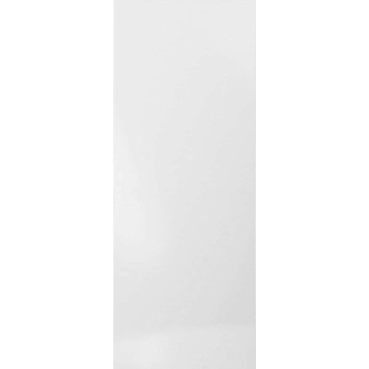 SARTODOORS Slab Barn Door Panel - Planum 0010 White Silk - Sturdy Finished Doors - Pocket Closet Sliding-42 x 96