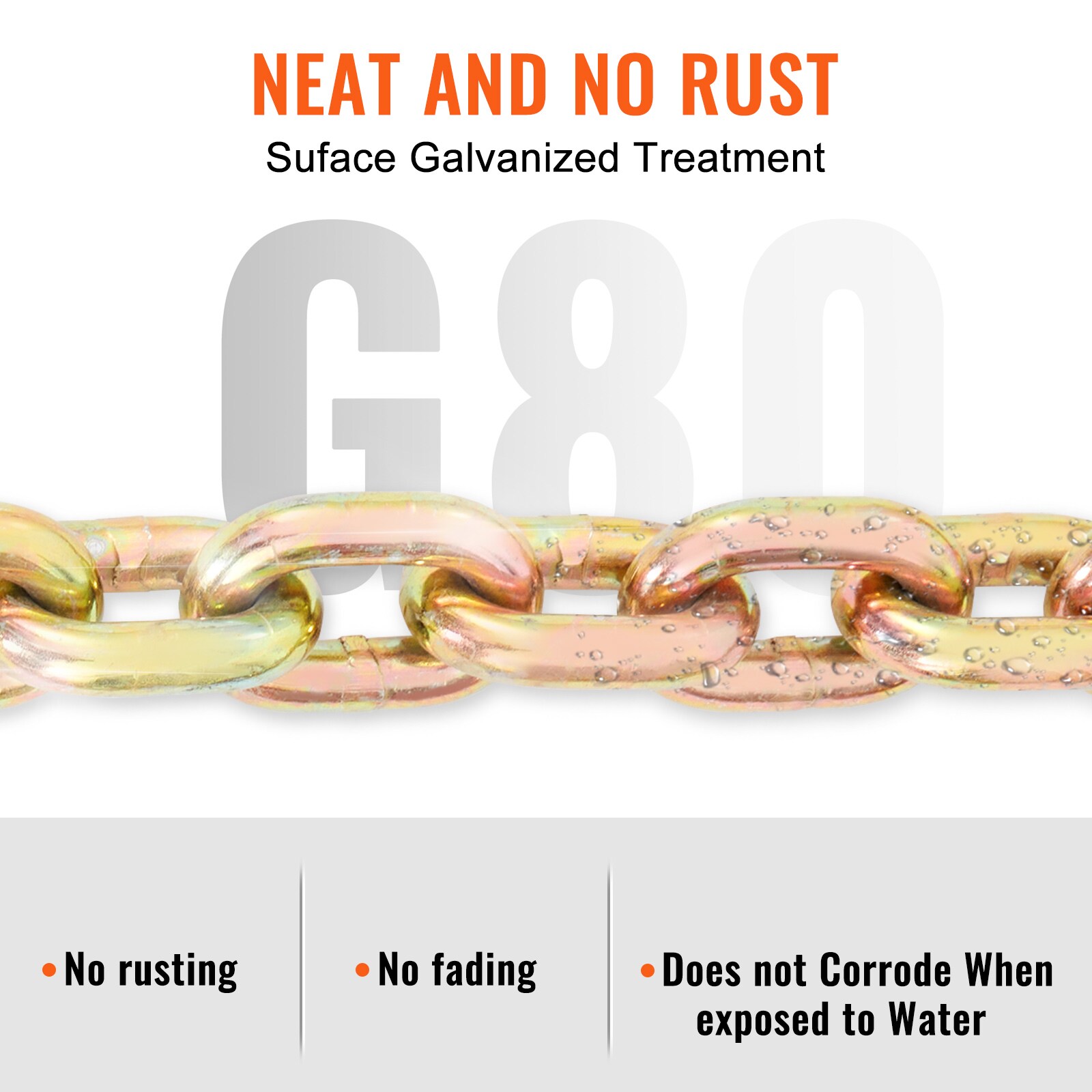 Chains And Binders Load Binder Chain,3/8x10ft Tow Chain With G70 Hooks,5400lbs Safe Working Load,G80 Heavy Duty Chain,Logging Chain For Transporting Towing, Tie Down Binding Equipment Small Chain