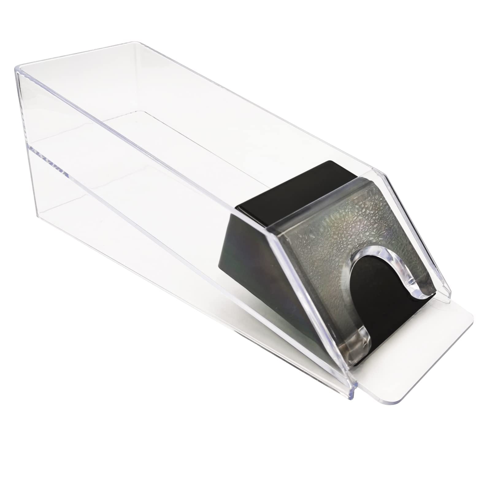 Etokfoks  Clear Blackjack Dealing Shoe for 1 6 Decks Professional Casino Card Dispenser for Home Practice