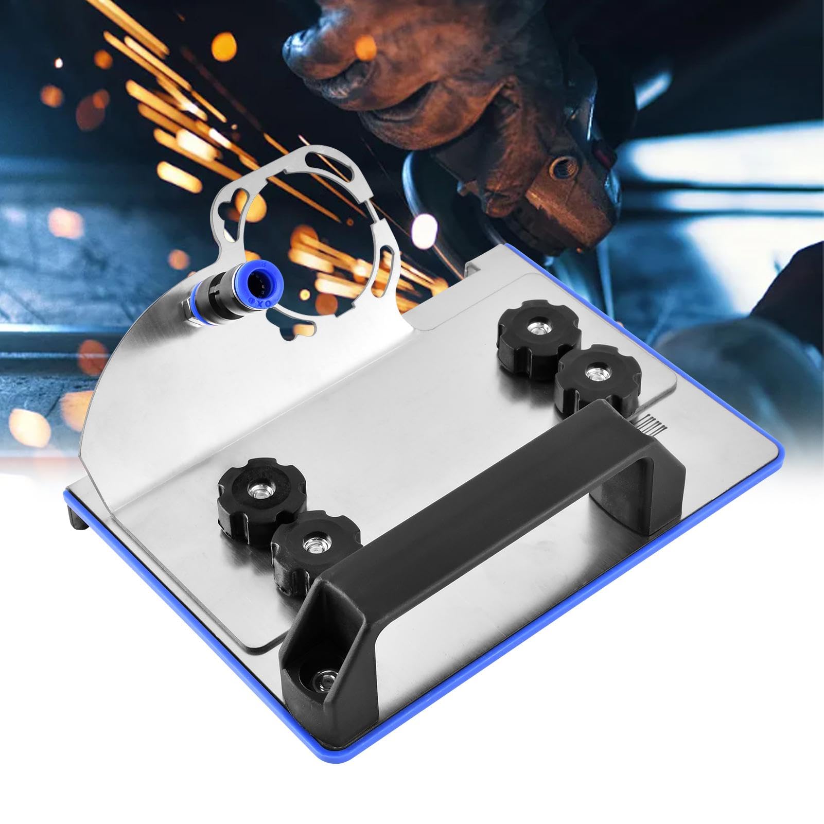 JVFCXXV Angle Grinder Stand Ceramic Tile Chamfer Cutting Tool 45 Degree Tile Chamfering Tool for 100 Type Angle Grinder Special Cutting Bracket