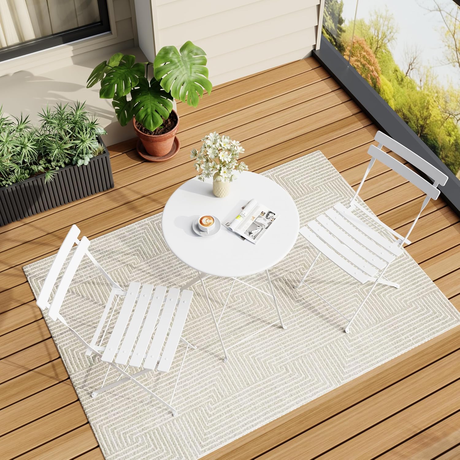 Qeetex LHF-HW-PPG-338MML6A Patio-Conversation-Sets - View #3