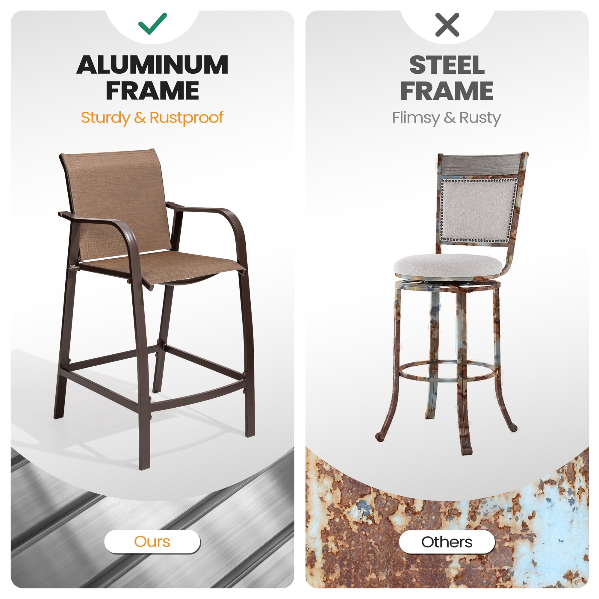 Crestlive Products CL-ST001BRN-2SET Patio-Chairs - View #7