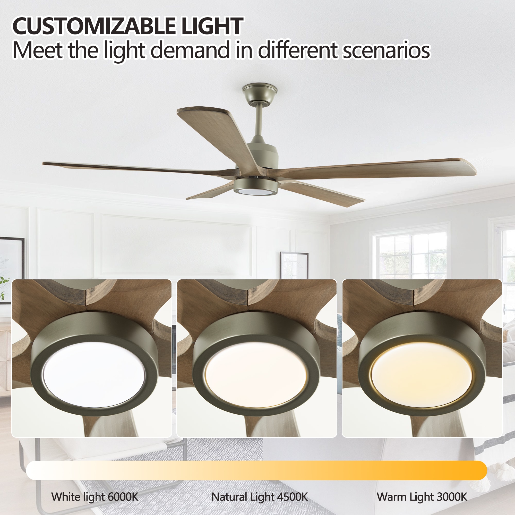 WELLFOR KBSE-52143 Ceiling-Fans - View #9