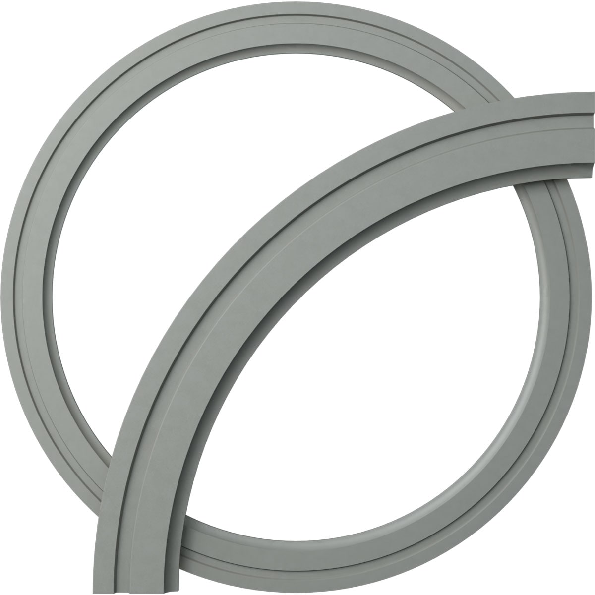 Ekena Millwork CRK47MO Monique 47.5-Inches x 47.5-Inches Full Urethane Ceiling Ring