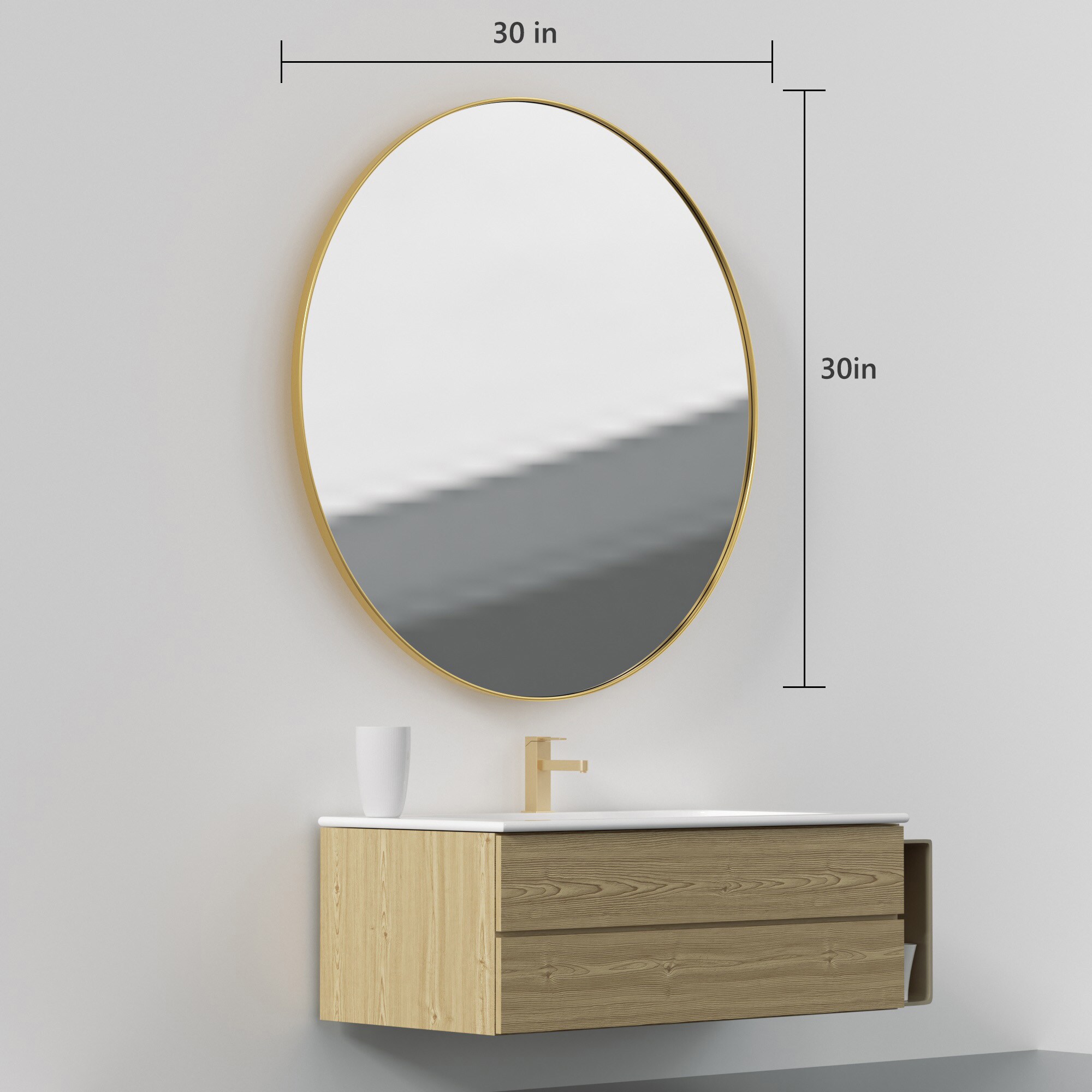 Clavie LS-30301-CGD Decor-Mirrors - View #9