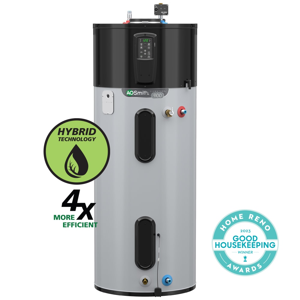 A.O. Smith Signature 900 80-Gallon Tall 10-year Warranty 240-volt Smart ...