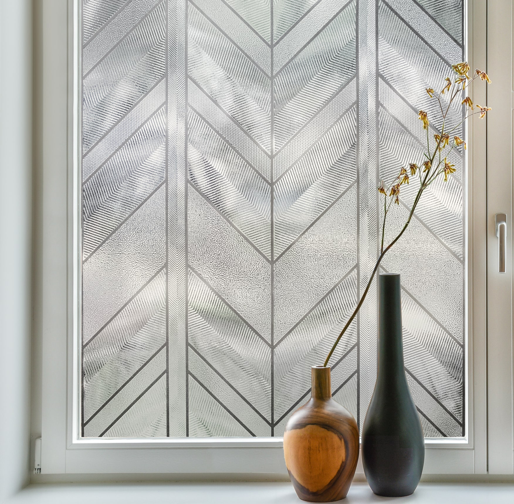 Artscape Chevron 24-in x 36-in Decorative Privacy-control Window Film #02-3753
