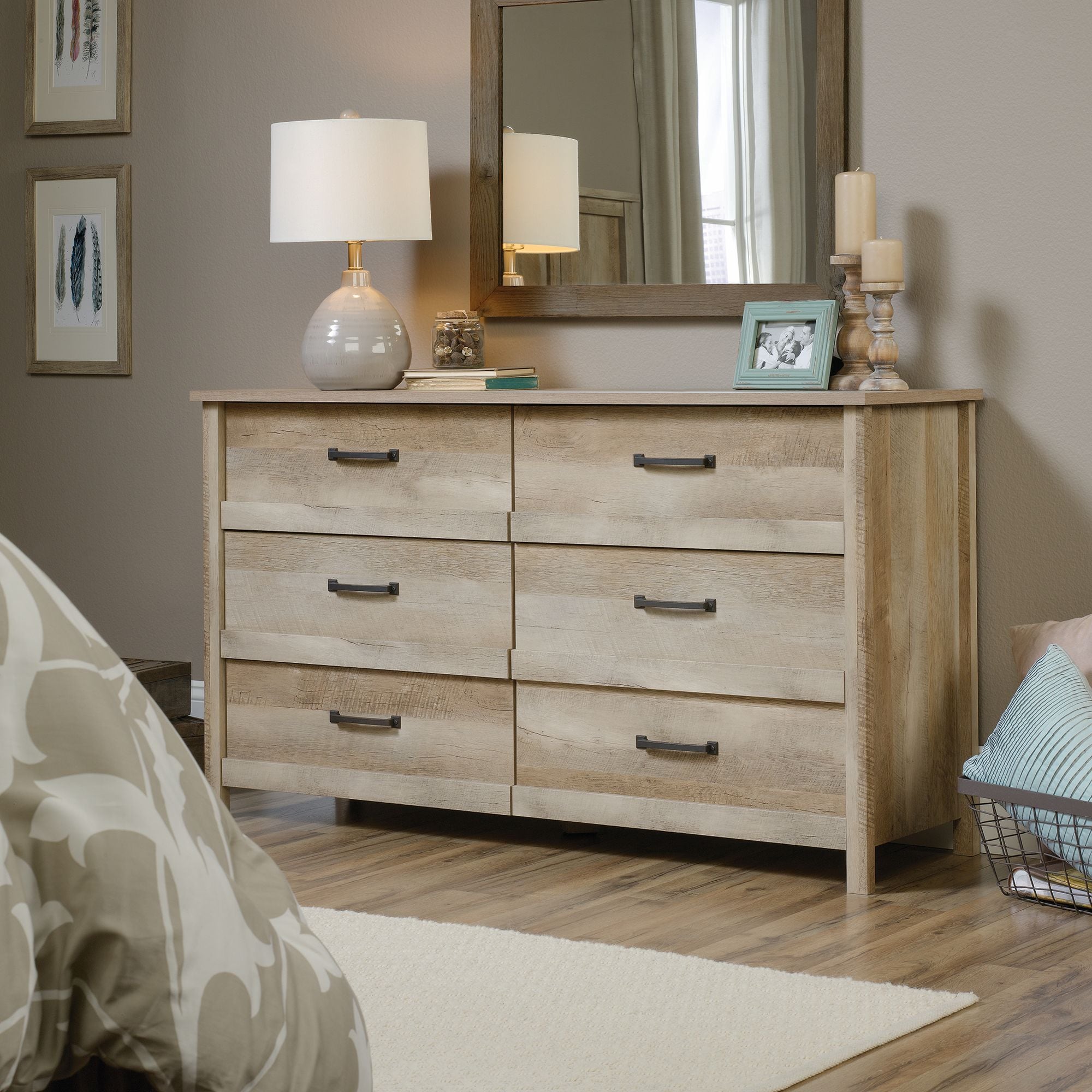 Sauder Cannery Bridge Dresser Lintel Oak finish in the Dressers ...