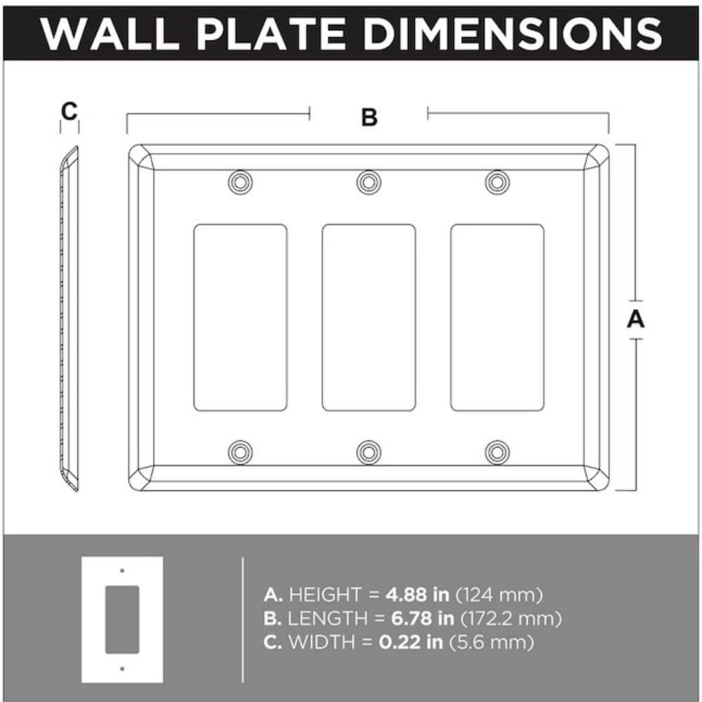allen + roth DWS00016 Electrical-Wall-Plates - View #6