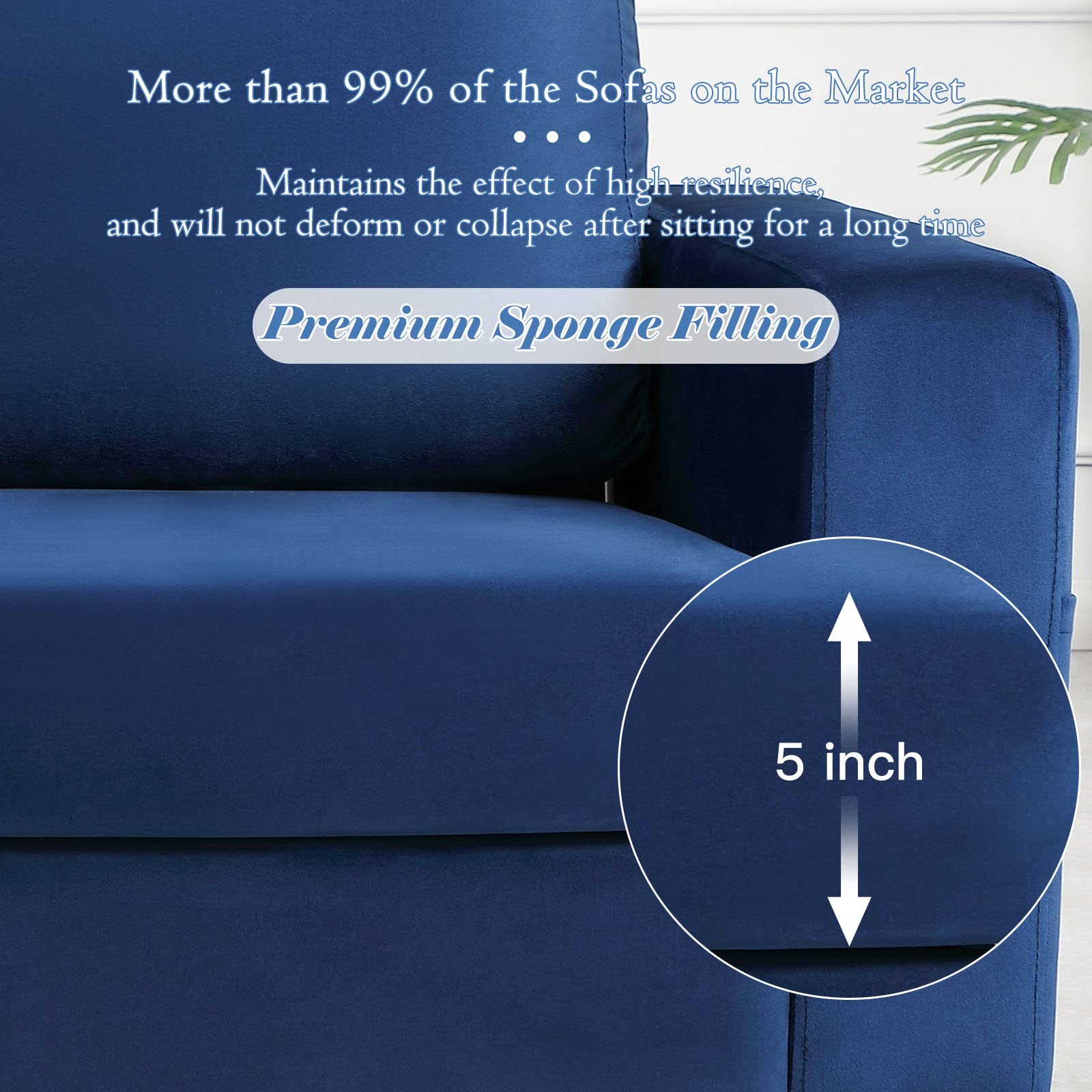AECOJOY 13136BU-LS01 Sofas-Loveseats - View #5