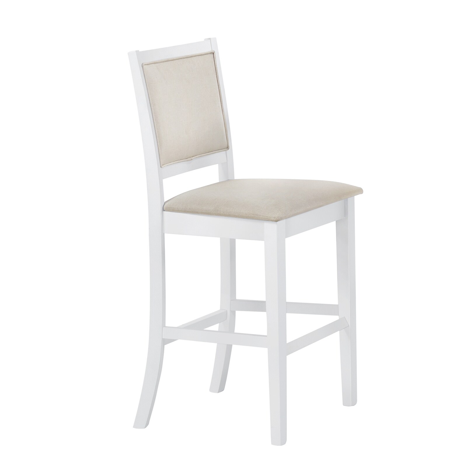 BESTCOSTY White Contemporary/Modern Dining Room Set with Round Table ...