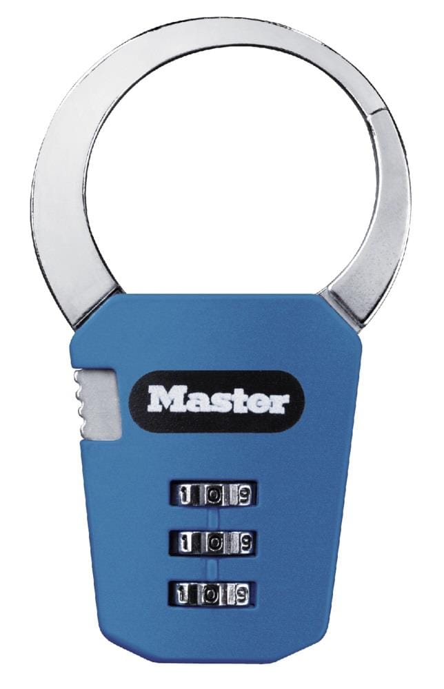 Master Lock Combination Padlock, 1-3/16-in Wide x 3/4-in Shackle, TSA  Accepted in the Padlocks department at