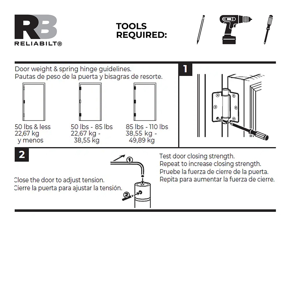 RELIABILT 9987738 Entry-Door-Hinges - View #6