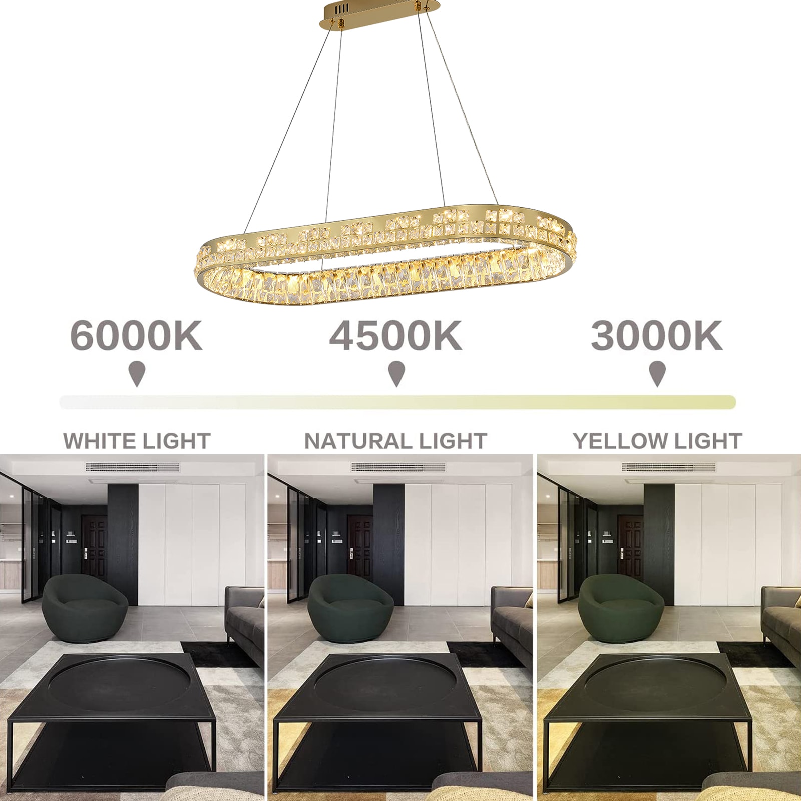 Oukaning HG-HCXLST-3647-US Pendant-Lights - View #3