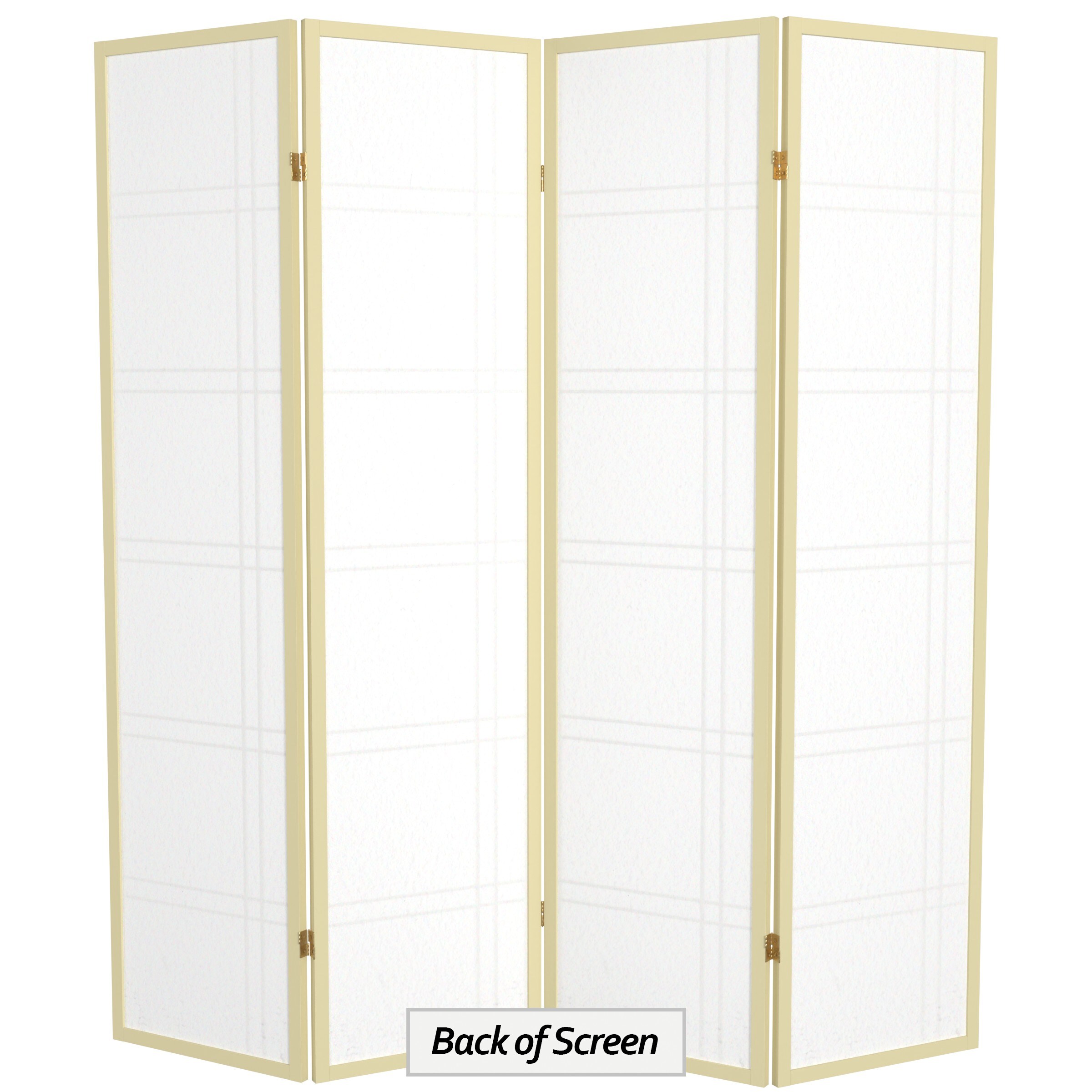 Red Lantern DCSP-4P-IVORY Indoor-Privacy-Screens - View #2