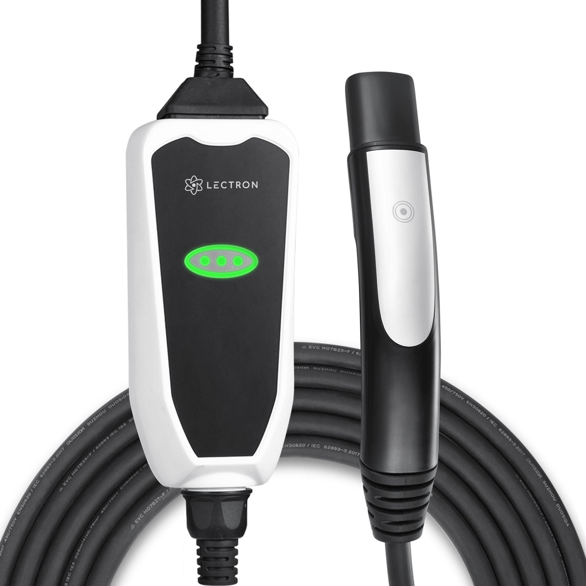 Lectron Portable Level 2 Tesla Charger + 20 ft Extension Cord